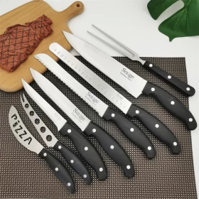 Stainless Steel Kitchen Knife Set 25-Piece – Professional & Versatile!