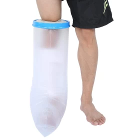 Waterproof Leg Cast Cover For Shower Adult,reusable Shower Boot Cover Watertight Foot Protector