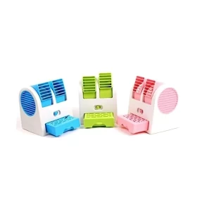 Electric Portable Mini Air Cooler Table Fan USB Fans Cooling Air