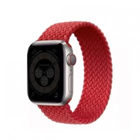Braided Loop Watchband for iWatch Red