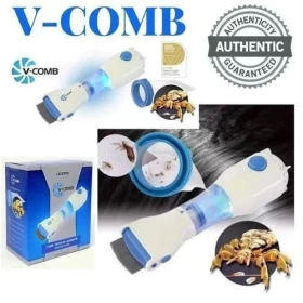 V-Comb Automatic Head Lice/ Dandruff Eliminator Vacuum Comb