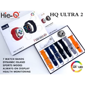 Hie-Q ULTRA 2 Smart Watch - 7 Straps