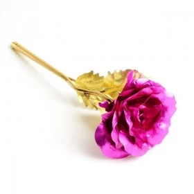 24k Gold Rose Flower Valentine's - Pink