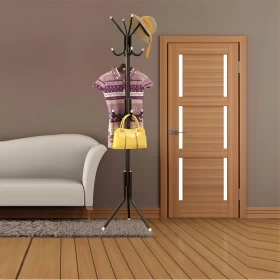 Quieting Clothes Stand 12 Hooks Coat Rack Stand