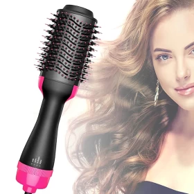 Professional Electric Straightening Hair Dryer with Comb