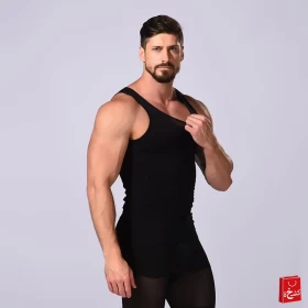 Slim N Lift Slimming Vest For Men Black Thick-007