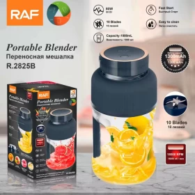 RAF Portable Blender 2 in 1 Fruit Citrus Juicer Outdoor Sports Water Bottle 1000ml