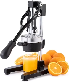 Manual Hand Press Fruit Juicer Metal Juice Squeezer