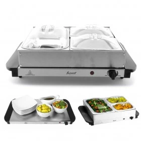 Sumo 200W 2 in 1 Server & Warming Tray with 3 Sections