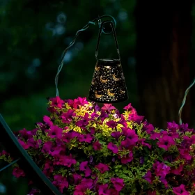 Solar Lantern Outdoor Star Moon Decorative Hanging Lanterns Light
