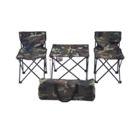 Portable Folding Camping Table and 2 Chairs