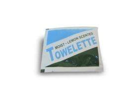 Lemon Scented Towelette Wet Wipes 10pcs