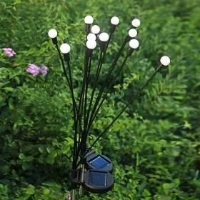 Solar Garden Lights Powered Firefly Lamp